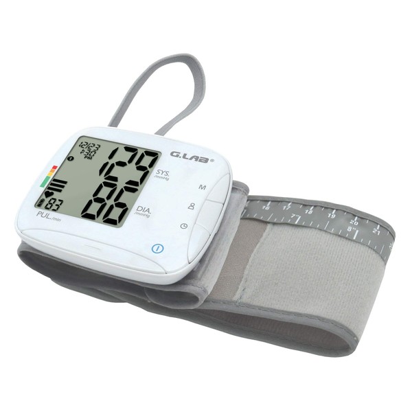 G.LAB Digital Automatic MD2200 Ultra Slim (0.6") IFT Wrist Cuff Blood Pressure Monitor with New Cuff Design