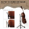 WHELPAW Adjustable Cello Stand with Bow Holder - Secure &