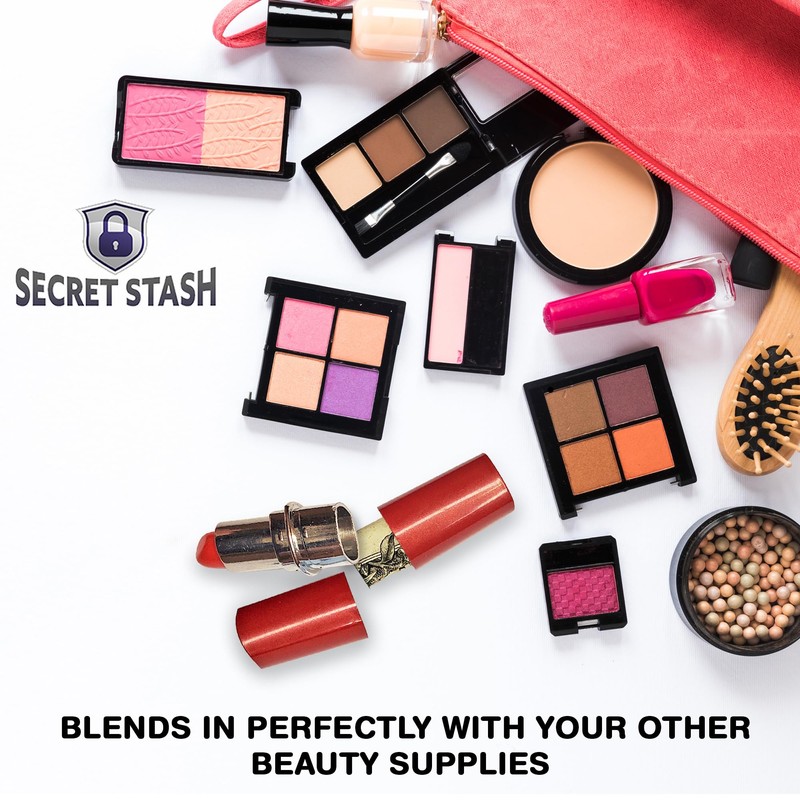 Women's Diversion Safe Bundle - Hair Brush, Scrunchie, & Lipstick