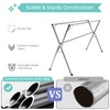 YACASA Clothes Drying Rack, 79 inch Heavy Duty Stainless Steel