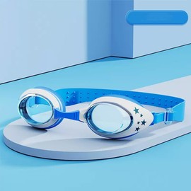 Kids Swimming Goggles Kids-Goggles: Goggles Kids Swim Anti Fog, No Leak and UV 400 Comfort for Girls Boys Children Age 4-16 (Blue)