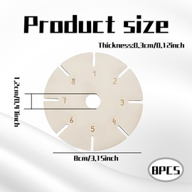 Wooden Latch Star, 8 Pieces Knotting Star for Bracelets, Knotting, DIY Crafts, Bead Weaving Set, Birthday and Festival Gifts