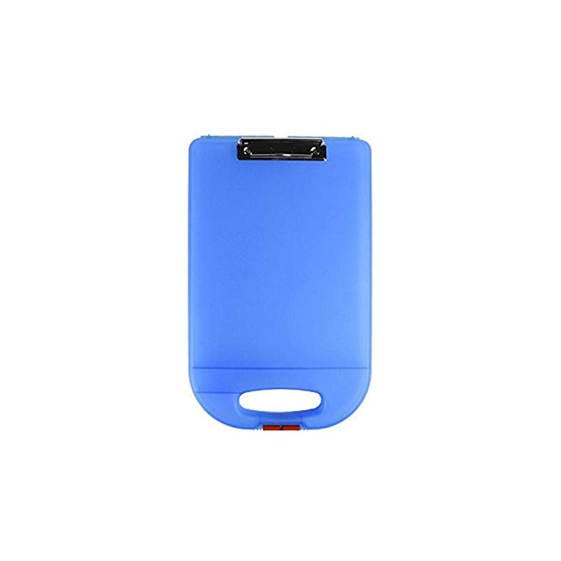 Dexas Clipcase 2 Storage Clipboard with Rounded Handle, Blue. Organize