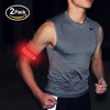 BSEEN LED Armbands for Running, 2 Pack Sports Saftey Reflective