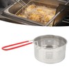 Deep Fryer Basket Round 304 Stainless Steel Fry Baskets With