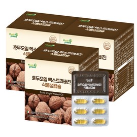 Product name / 호두오일 엑스트라버진 식물성캡슐 60캡슐 x 3개 6개월분 저온냉압착 100% 이탈리아산