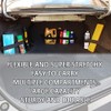 wedfish Elastic Car Trunk Organizer Straps with Hook and Loop