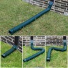 2 Pack Rain Gutter Downspout Extensions, Upgraded Flexible Drain Downspout