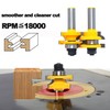 SICWOOD 2PCS Rail and Stile Router Bit Set 1/2 Shank,