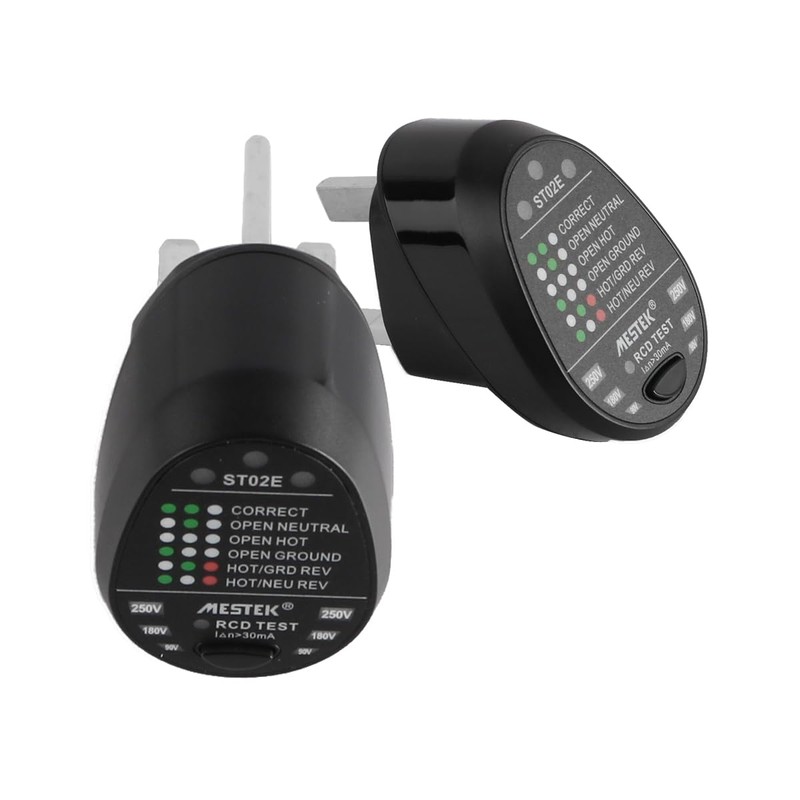 Ieron Outlet Tester Electric Socket Tester Automatic Voltage Tester Neutral