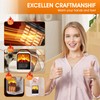 ZJFLNZYC Portable Mini Electric Fireplace Heater,Small Room Space Heaters for