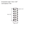 TA-VIGOR 10Pcs Extended Compressed Spring, 6mm OD,1mm Wire Size,15mm Length