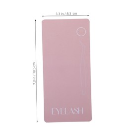 WOONEKY Magnetic Eyelash Extension Grafting Pad Portable Soft Magnetic Lash Tray Tool for Professional Eye Makeup Application Beauty Salons and Personal Use Pink