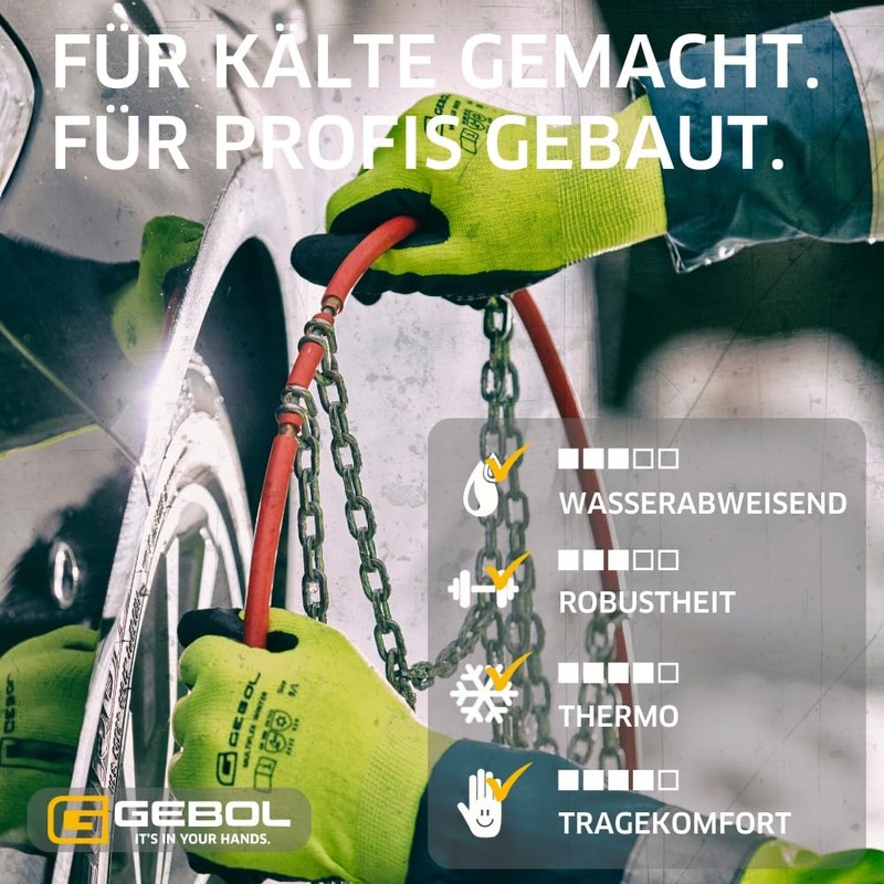 Gebol Multi Flex Winter | Winter Work Gloves with Nubs