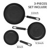 HooJay Nonstick Frying Pan Set-3-Pieces Skillet Set Induction Compatible,8 Inch,9.5