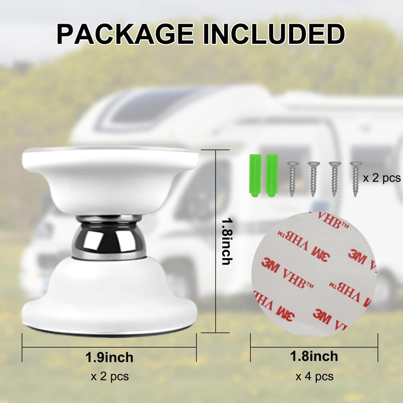 SUNCARACCL RV Magnetic Door Holder Baggage Door Catch Camper Door