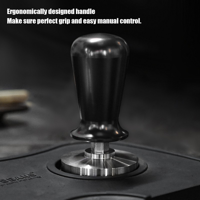 57.5mm Stainless Steel Coffee Tamper Powder Flat Pressure Press Hammer
