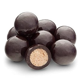 The Nutty Fruit House Chocolate Malt Balls (Dark Balls, 1 Pound (Pack of 1)) 16 Ounce