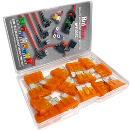 BioFuse Standard ATO 40A Fuse Set (15 Regular Fuses) Blade Group: ATO, ATOF, ATC, ATS, APR, Automotive, Car, Truck, SUV, RV, Boat, Marine