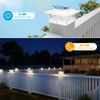 Solar Post Cap Lights Outdoor 8pack, Waterproof Solar Powered Deck