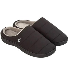 Heat Holders Women's Henrietta Slip-On Slippers (Black, us_footwear_size_system, adult, women, alpha, narrow, medium)