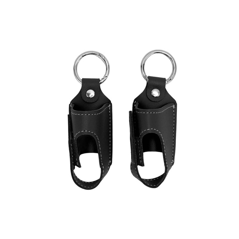 Yinhing 2pcs PU Leather Asthma Inhaler Holder,Portable Asthma Inhaler Holder