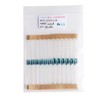 BOJACK 630 Pcs 17 Values Resistor Kit 0 Ohm-1M Ohm