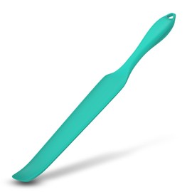Silicone Blender Spatula for Vitamix Blade Scraper - Easy to Reach Under Blender Blades and Edges, Silicone Rubber Grip with Hanging Holes Reusable (Cyan)