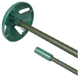 Windhager Plant Stake Net Holder, Net Support for Flower Beds, Net Holder Attachment for Protection of Fruit Bushes, Diameter 12 cm, Pack of 5, 07465