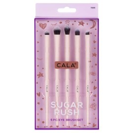 CALA - "Sugar rush" brochas/pinceles para maquillaje de cara y ojos (5 piezas)