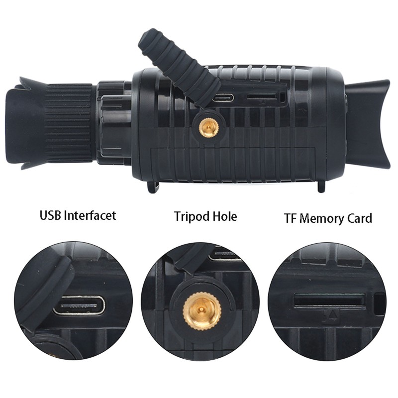 Infrared Night Vision Viewer 7 Levels IR Adjustment Outdoor Monocular