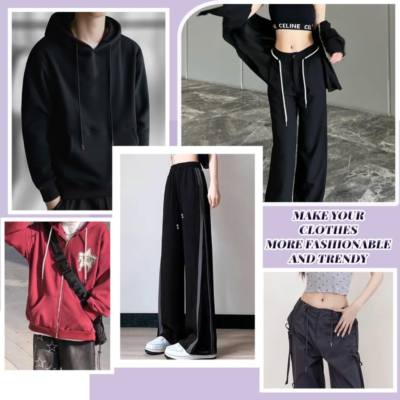 WALWAL 1 Pcs 51 Inch Replacement Drawstrings Cotton Drawstring Cord,