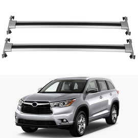 ANPART Roof Rack Fit for Toyota for Highlander 2008-2013,Aluminum Roof Rail Cross Bars, Low Wind Noise Rooftop Cargo Carrier Crossbars