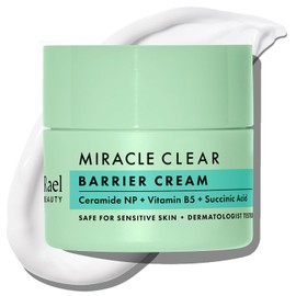 Rael Miracle Clear Anti-Pimple Barrier Face Cream - Korean Skincare, Oil-Free Moisturiser for Blemished Skin with Ceramides, Vitamin B5, Dermatologically Tested, Vegan, Cruelty Free (53 ml)