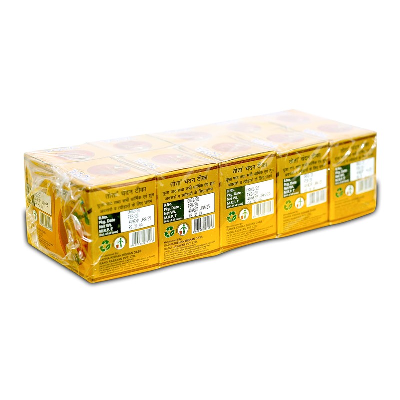 TOTA Chandan Paste Tika for Pooja - 400 gm |