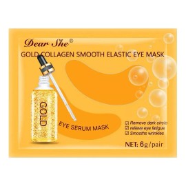 Crystal Paquete De 12 Sobres De Parches Para Ojos Colágeno Oro