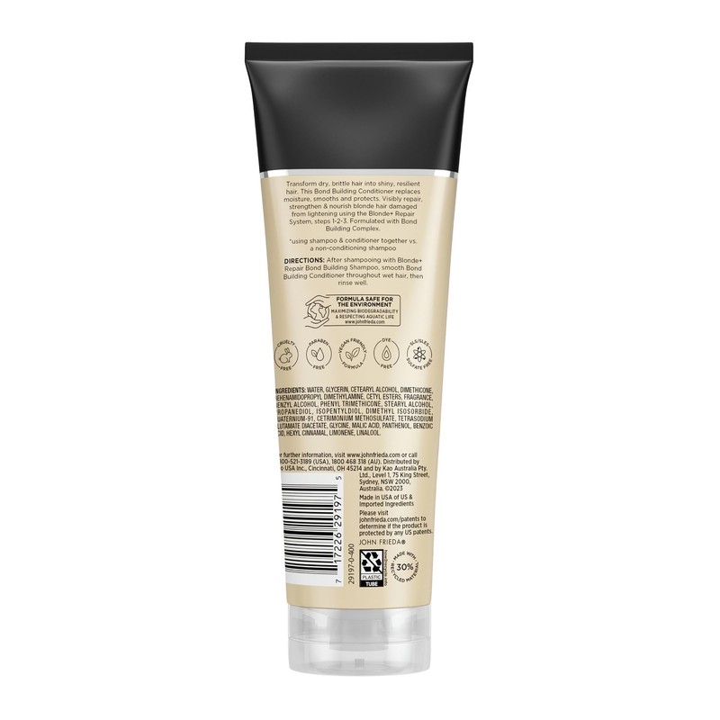 John Frieda Blonde+ Hair Repair System, Conditioner with Bond Building