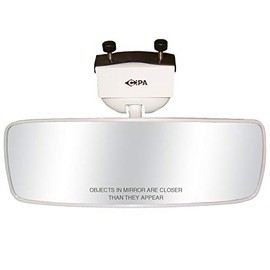 "CIPA 11081 COMP II Marine Mirror (White)", "11"" w x 4"" h"