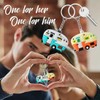AOEVUIR 2 Pcs Keyring Caravan Camper Keyring Motorhome Decoration Retro