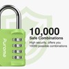 Puroma 2 Pack Combination Lock 4 Digit Locker Lock Outdoor