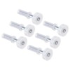 uxcell Bifold Door Hardware, 6-Pack Bi-Fold Door Top Guide Wheel,