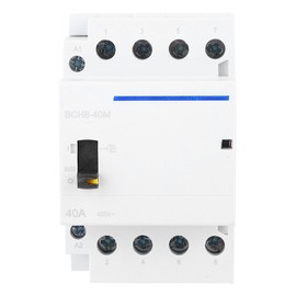 BCH8-40M  4P 40A Household AC Modular Contactor with Manual Control Switch (4NC)