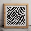 MAGJUCHE Tiger Print Stencil 6 Inches, Reusable Animal Print Stencil
