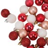 Mini Christmas Ball Ornaments, Polished Shatterproof Glossy 49pcs Lightweight Mini