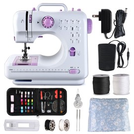 JUCVNB Mini Sewing Machine for Beginners and Kids Ages 8-12, Portable Sewing Machine...