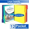 12 Pocket Project Organizer, Forvencer 1/6-cut Tab Binder Organizer with