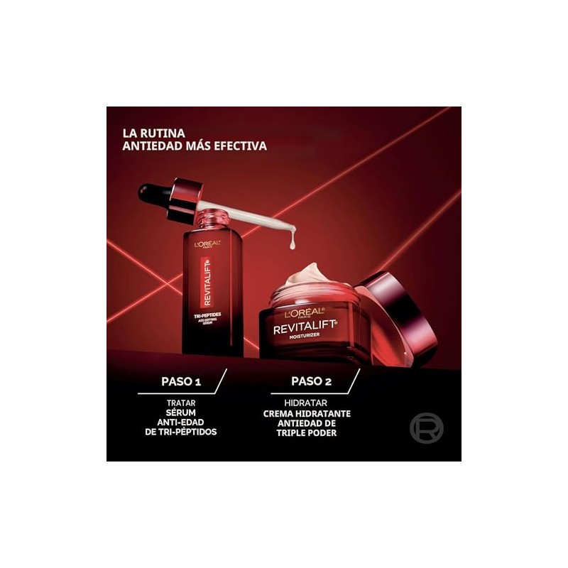 Oreal Paris Revitalift Triple Power Suero Facial Desafiante Edad Anti