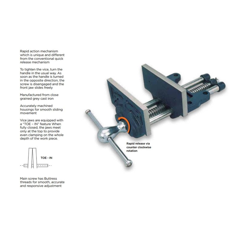 Groz 39011 Quick Release Woodworking Vise