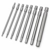 8-Piece 100mm Hex Allen Wrench Drill Bit Set – SAE
