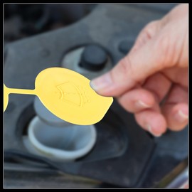 Hihaha Windshield Washer Fluid Reservoir Cap Fit for Subaru Crosstrek 2013-2017 - Pack of 1 Yellow Durable Material